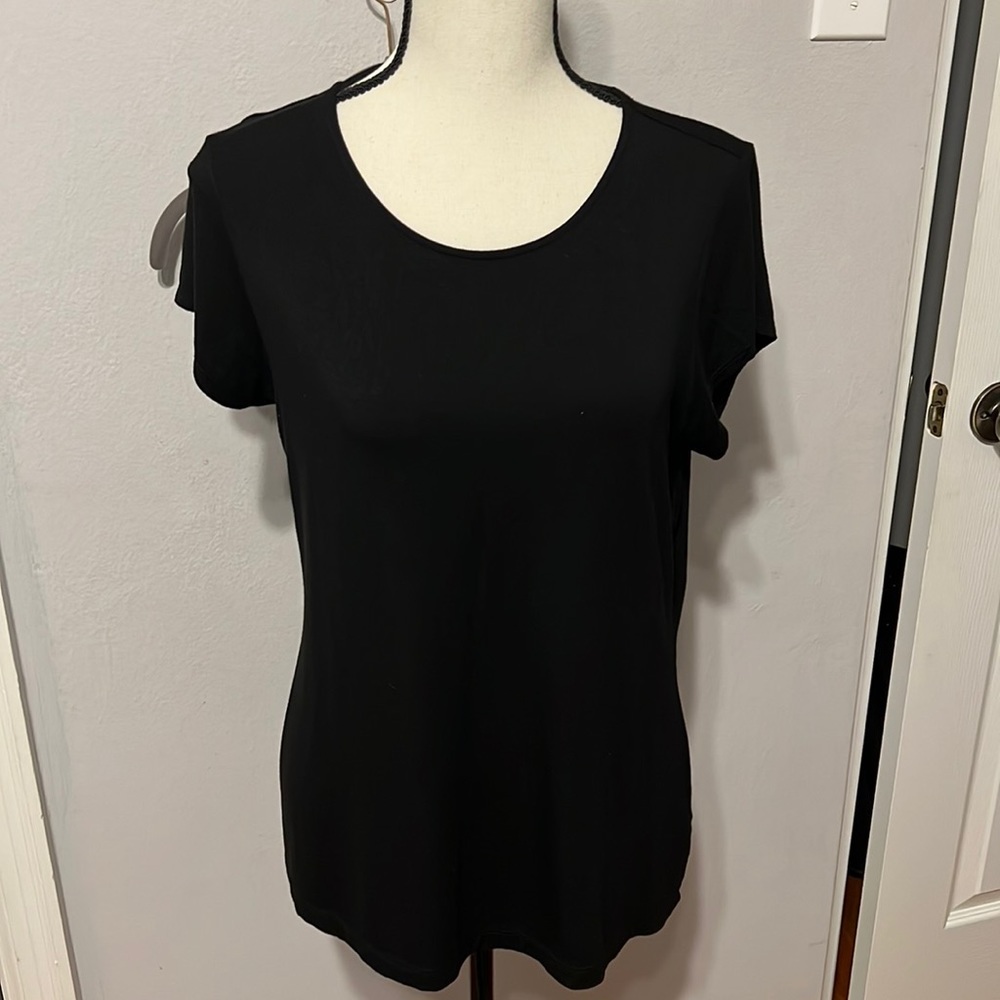 Tahari Black T-Shirt
